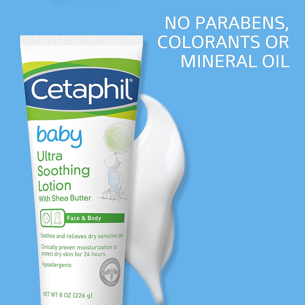 KEM DƯỠNG ẨM VÀ LÀM DỊU DA KHÔ CHIẾT XUẤT TỪ BƠ HẠT MỠ CỦA CETAPHIL BABY