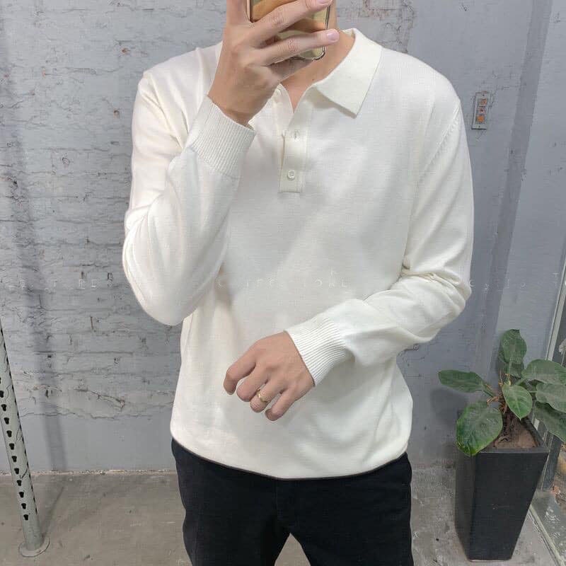 Áo PoLo Nam Dài Tay Cao Cấp, Áo Thun Polo Nam Cổ Bẻ Xang Trọng, Đẳng Cấp Mặc Cho Mùa Thu Đông | BigBuy360 - bigbuy360.vn
