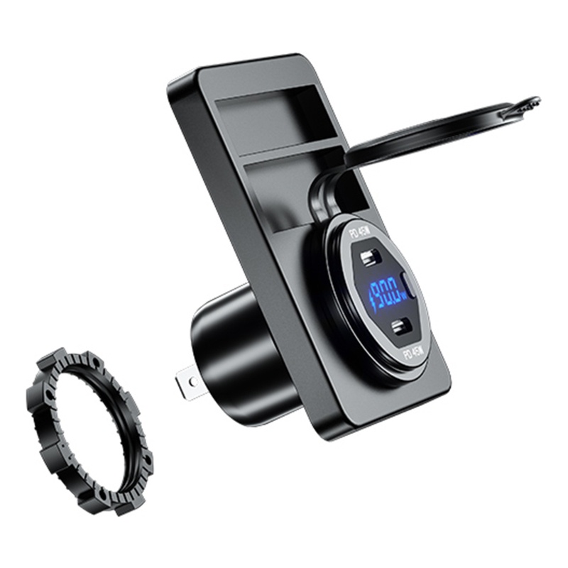 Củ Sạc Nhanh Bằng Hợp Kim Nhôm Cho Xe Hơi Ốp