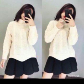 Áo len vặn thừng lượn sóng QC