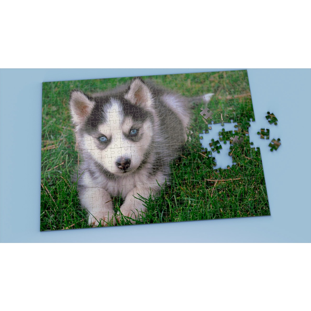 Tranh ghép hình HUSKY - Mẫu 22 - Nhận in theo yêu cầu