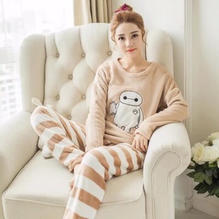 SET ĐỒ BỘ LÔNG NHUNG CUTE MỀM MỊN, ẤM ÁP