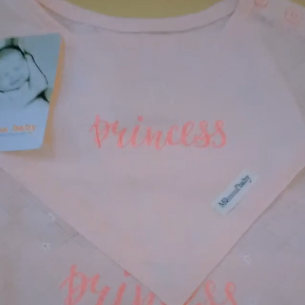 SET MOMMA BABY CHO BÉ GÁI CỘC TAY KÈM YẾM SIÊU KUTE