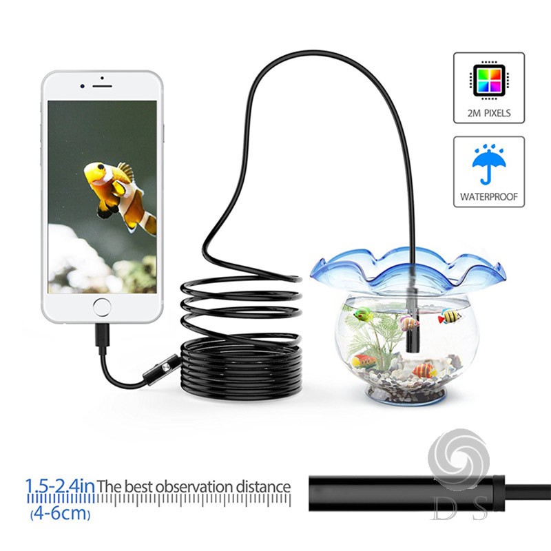 Camera Nội Soi 5m Wifi 720p 200w Chống Thấm Nước Cho Camera Android Iphone Ios