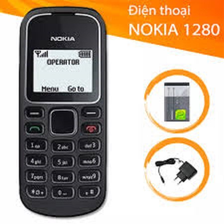 Điện thoại Nokia 1280 chính hãng – CHUẦN - PIN TRÂU -GIÁ RẺ