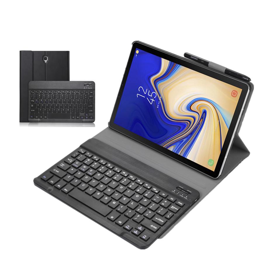 Bao da tích hợp bàn phím Bluetooth dạng gập cho Samsung Tab S4 10.5 Galaxy S4 T830/T835