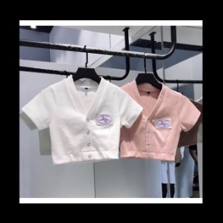 Hàng Áo croptop nút cổ v chất lượng