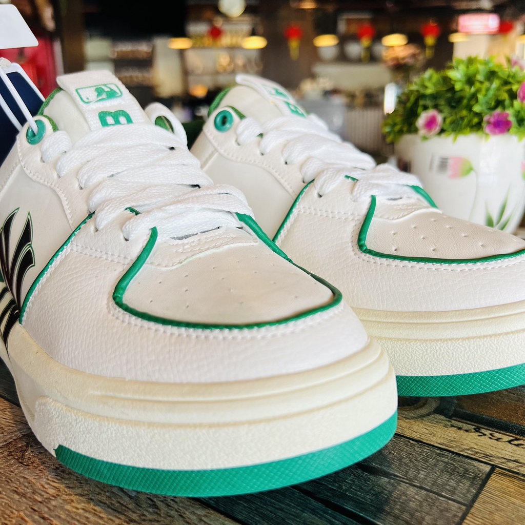 Mlb Chunky Bản Độn Đế 2 Phiên Bản Xanh Và Đen Ngầu Lòi Đế Cao 5 Cm