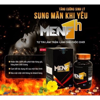 MEN 1H- TĂNG CƯỜNG SINH LÝ NAM CHÍNH HÃNG-HIỆU QUẢ NHANH HỘP 30 VIÊN