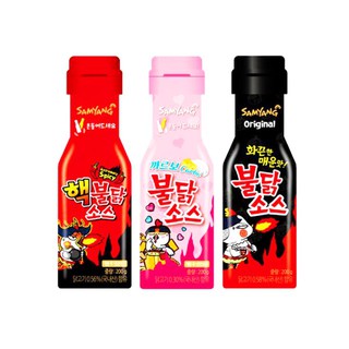 3 LOẠI SỐT SIÊU CAY SAMYANG HOT NHẤT HÀN QUỐC CHAI 200G