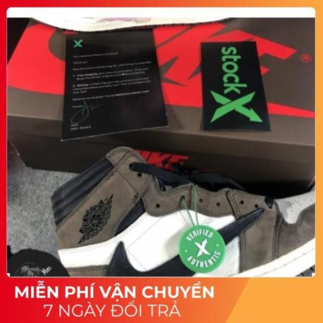 Xa Free NEW- Chất -  Giày Bóng Rổ AJ1 Travi.Scott (Ảnh Thật) Tốt Nhất . RẺ VÔ ĐỊCH XCv " * ' ? * | BigBuy360 - bigbuy360.vn