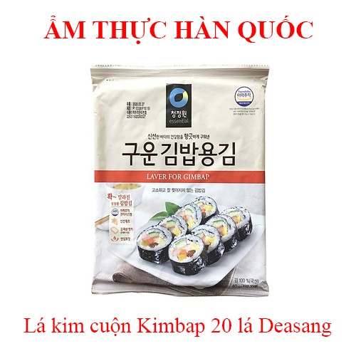 TỆP 20 LÁ CUỘN CƠM LÀM KIMBAP HÀN QUỐC