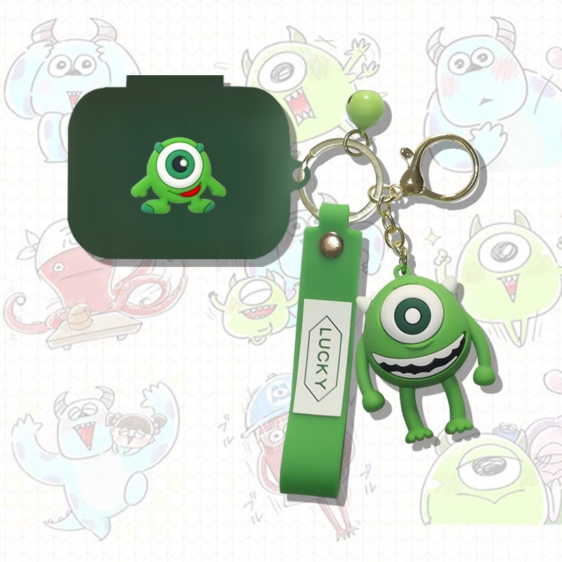 JBL Live Pro+ Case Cover Cartoon Keychain Pendant Silicone Soft Case Cover JBL Live Pro+ Bluetooth Headphone Case Cover Shockproof Case Cover Cute Monsters University Pendant Transformers