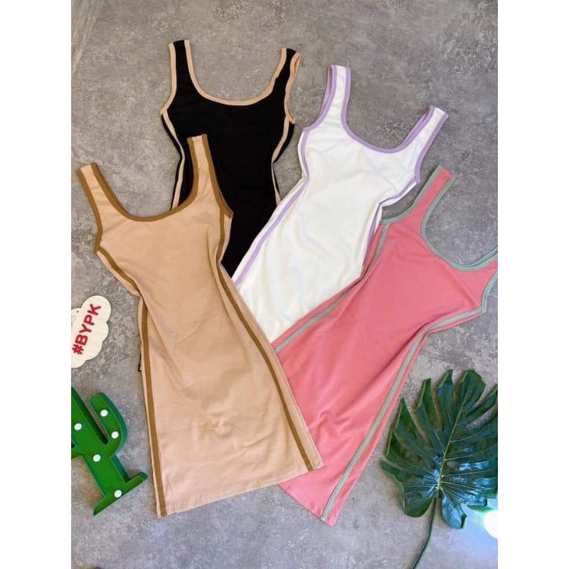 🔥ĐẦM BODY THỂ THAO VIỀN SỌC🔥🔥