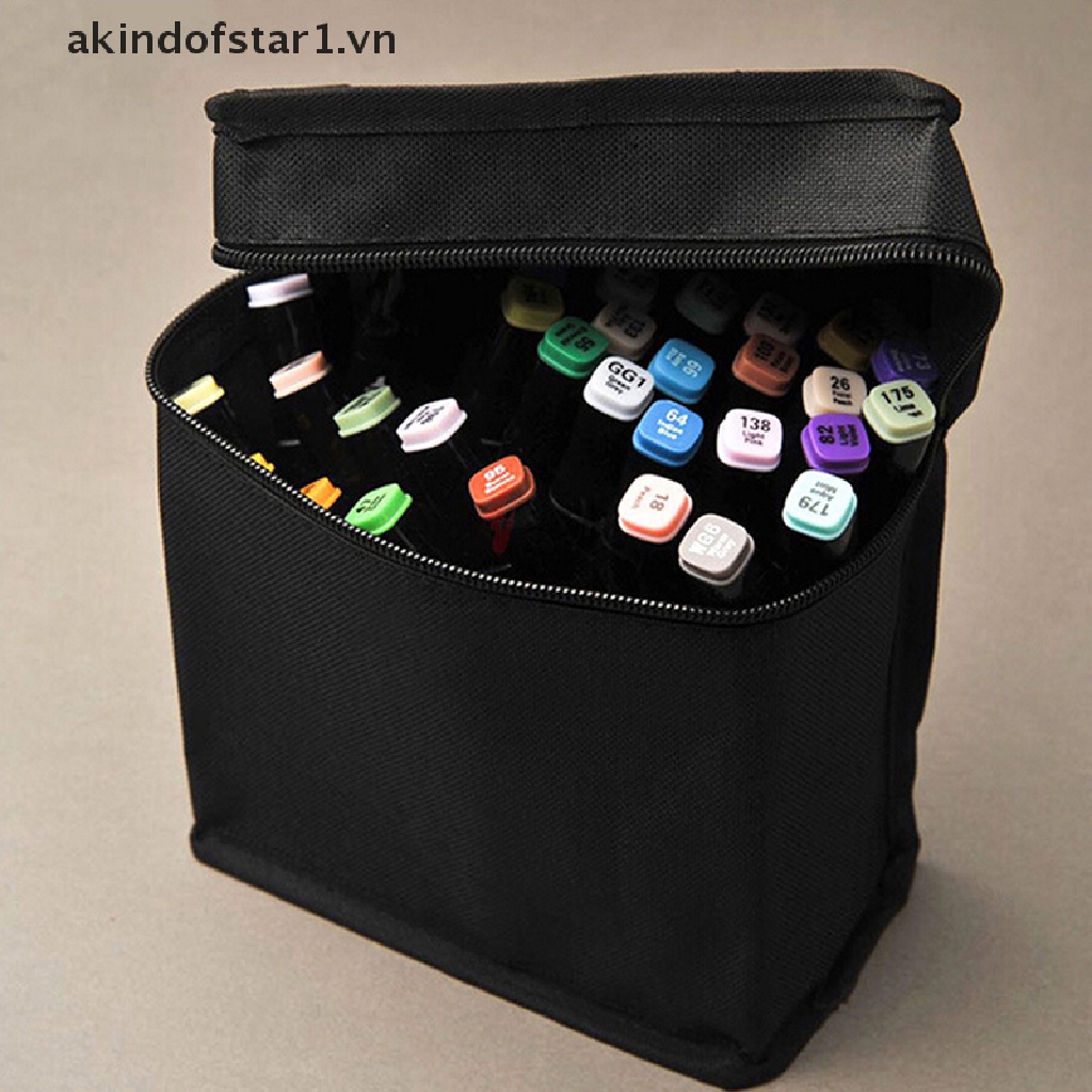 Túi Đựng Bút Bằng Vải Canvas Có Khóa Kéo Tiện Dụng