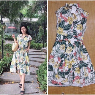 Váy hoa lá cành