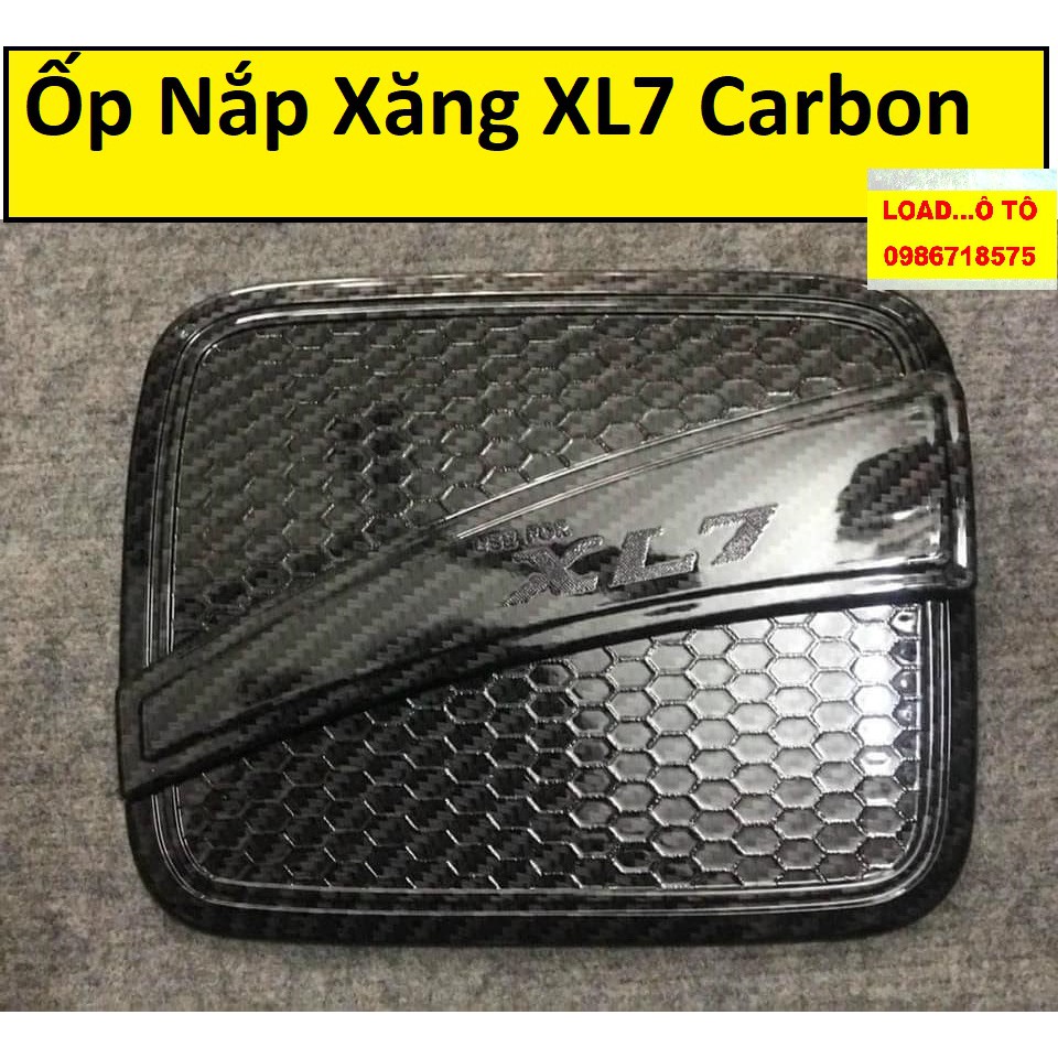 Ốp Nắp Xăng, Tay, Hõm Cửa Vân Carbon Suzuki XL7 Cao Cấp, Có Keo Dán 3M