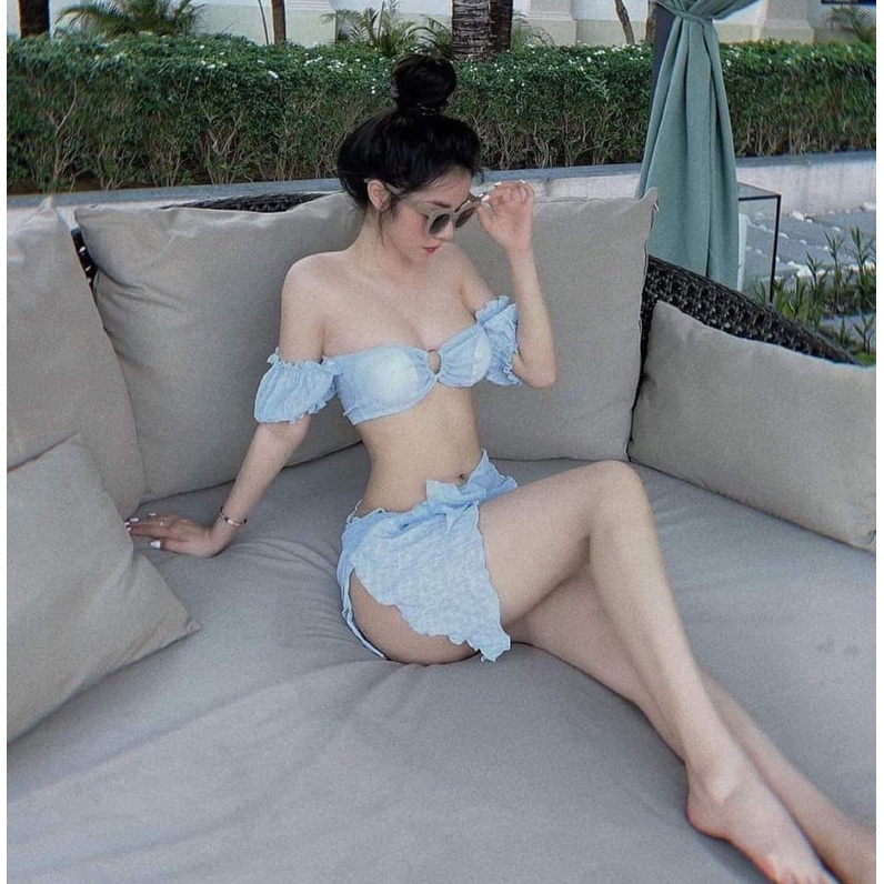 BIKINI 2 MẢNH VẢI XỐP KÈM KHĂN-BIKINISTORE