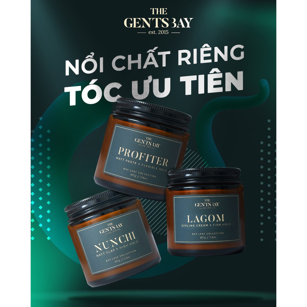 Sáp tạo kiểu The Gents Bay NUNCHI Matte Clay - 107gr