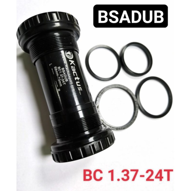 Trục Giữa Dòng Vặn BSA24,BSA30,BSADUB Bạc Đạn Ceramic Kactus Cho Xe Đạp