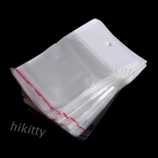 Set 100 Túi Nylon Trong Suốt 6x8cm Đựng Đồ Trang Sức Tiện Dụng