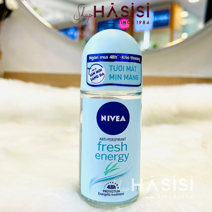 Lăn Khử Mùi Nha Đam NIVEA - Fresh Energy Anti-Perspirant 50ml