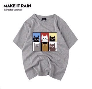 [order] Áo phông mèo Make It Rain