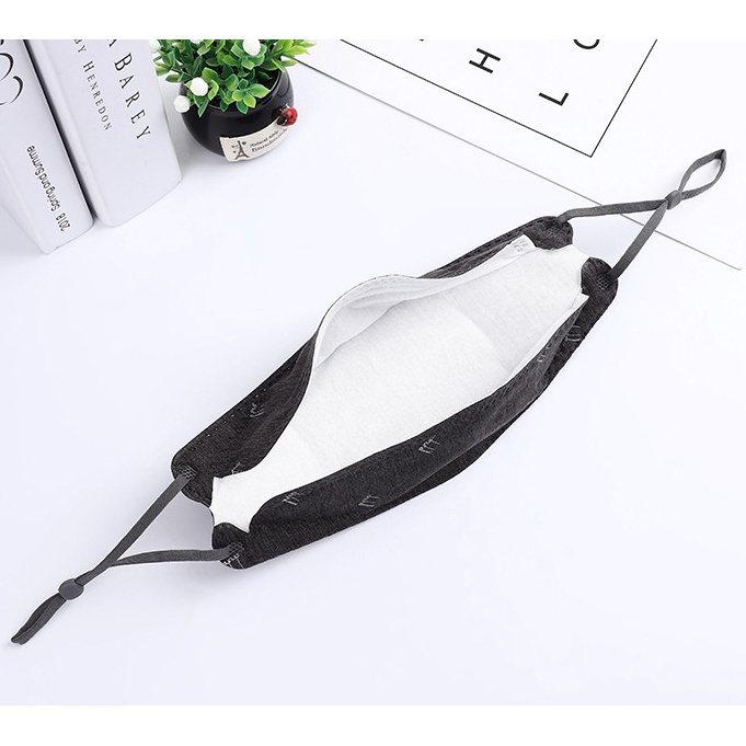 Khẩu Trang cotton 4d Dày 3 Lớp Chống Bụi Thoáng Khí Có Thể Tái Sử Dụng