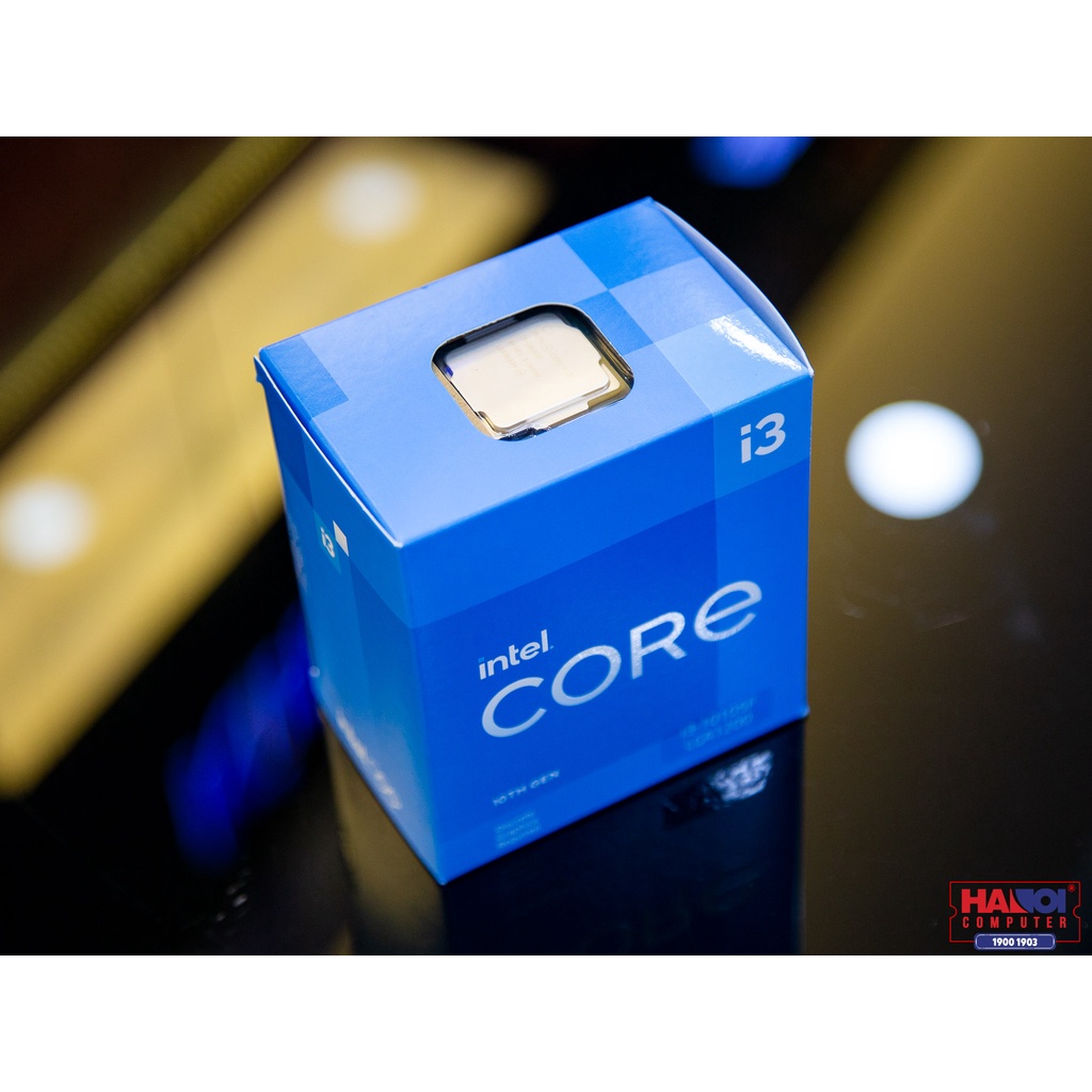 CPU Intel Core i3-10105F (3.7GHz turbo up to 4.4Ghz, 4 nhân 8 luồng, 6MB Cache, 65W) - Socket Intel LGA 1200