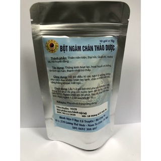 Bột ngâm chân thảo dược - bệnh viện yhct bộ công an
