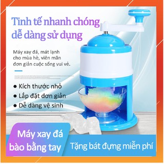 [Hàng Loại 1] Máy bào đá mini quay tay, xay đá, nghiền đá tuyết siêu tiện lợi