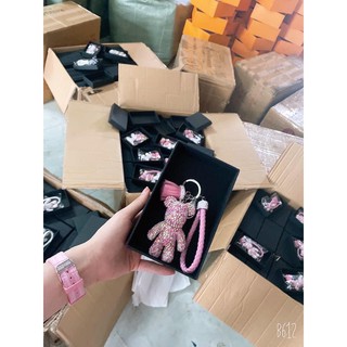 Gấu đá đeo túi HM chính hãng size 5cm