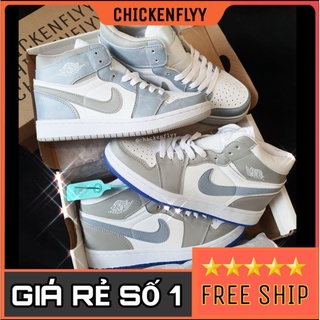 ẢNH THẬT: 02 MẪU GIÀY J1D CAO CỔ Xám xanh/ xanh xám Có Sẵn - Fullbox