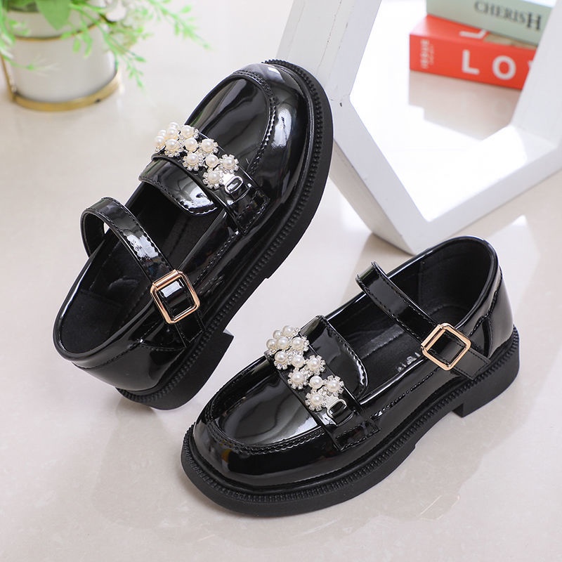 Giày Sandal Công Chúa Bằng Da Siêu Nhẹ 2022 Dễ Phối Đồ Phong Cách Phương Tây Cho Bé Gái Scho