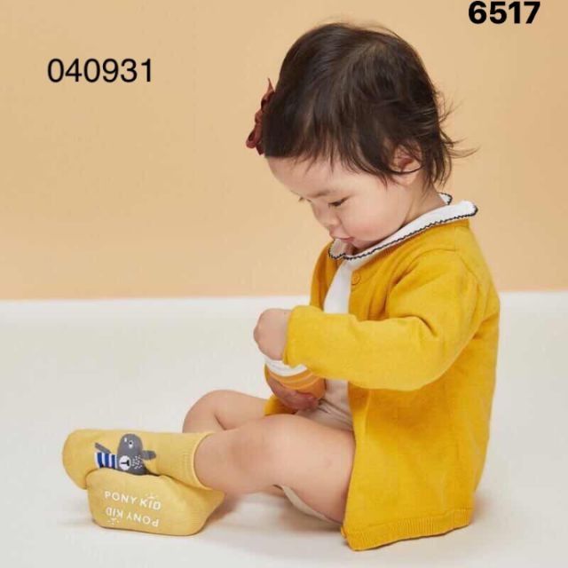 [Sale]  TẤT PONYKID   CHỐNG TRƯỢT CHO BÉ (CỔ CAO)(6M-3TUỔI) (875) _Super_Sale _Super_Sale