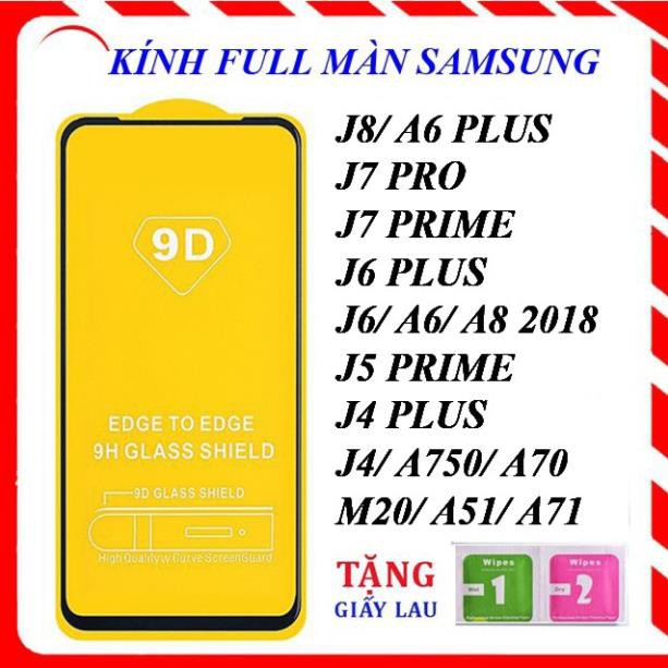 [HOT] KÍNH CƯỜNG LỰC FULL MÀN 9D SAMSUNG J8/A6 PLUS/J6 PLUS/J6/J4 PLUS/J4/J7 PRIME/J7 PRO/M20/J5 PRIME/A51/A70/A71/A750