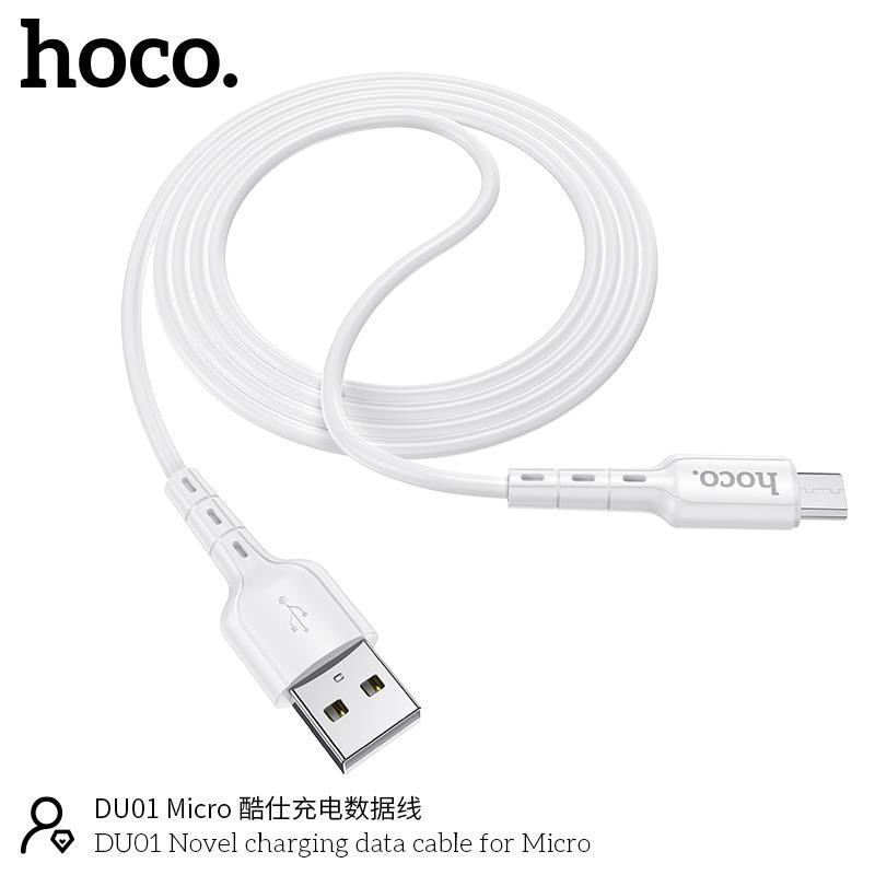 Cáp Sạc Nhanh Micro-USB Hoco DU01 Cho Android, Samsung, Xiaomi, Sony, Oppo,...