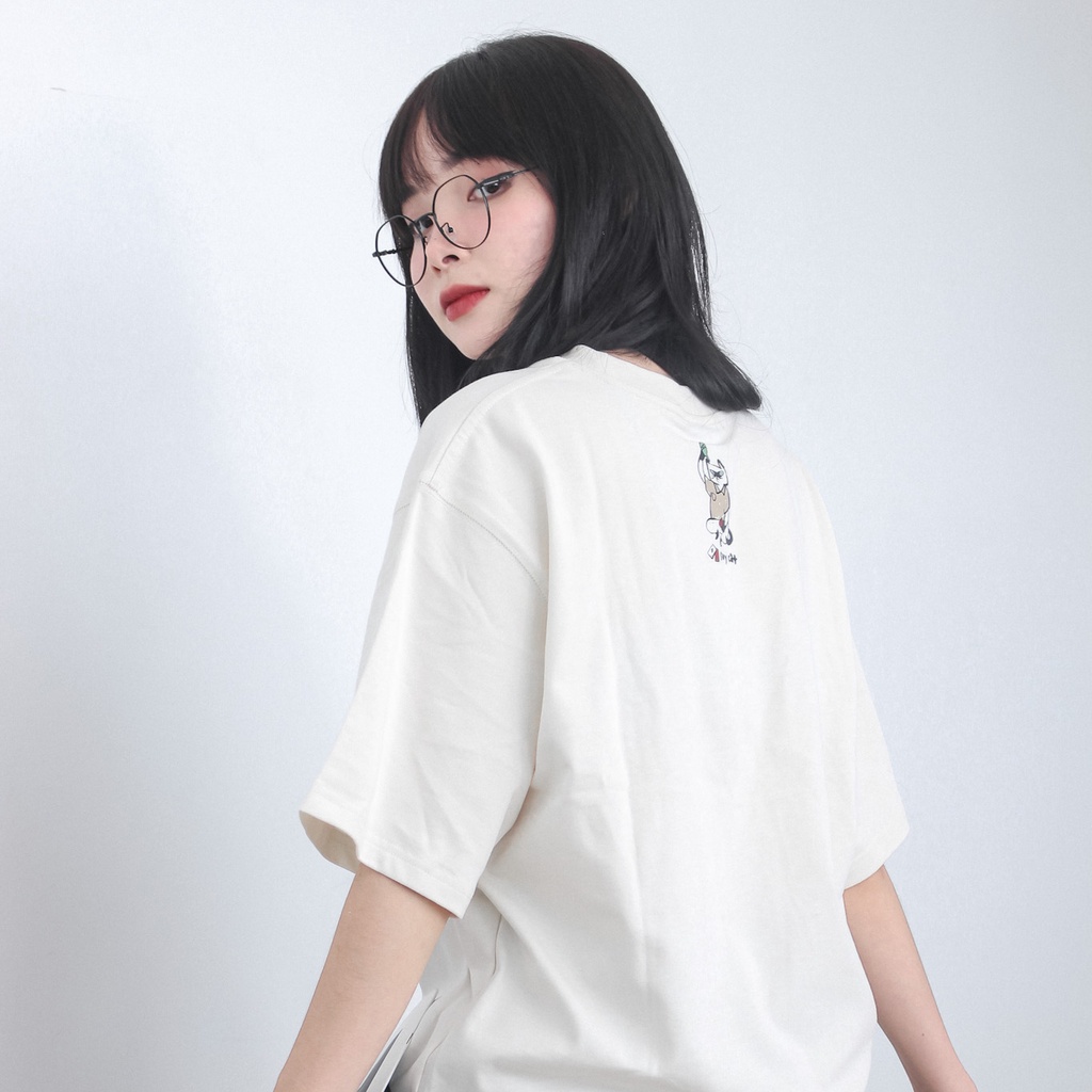 Áo Thun Teelab Local Brand Unisex Gambling Cats / Kem TS150