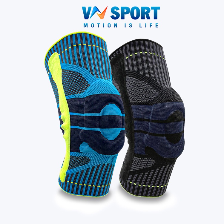 ⇪ Băng Bảo Vệ Khớp Gối 360° VN040 – VNSPORT, Trợ Lực Khớp Gối, Cố Định Đầu Gối, Giữ Dây Chằng Gối