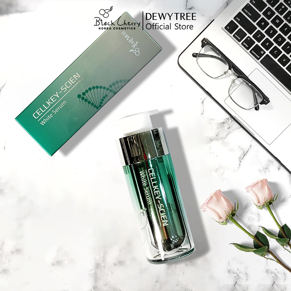 Tinh chất dưỡng trắng tế bào gốc se khít lỗ chân lông làm mờ nám xoá nhăn chống lão hoá Cellkey Scien White Serum 30ml