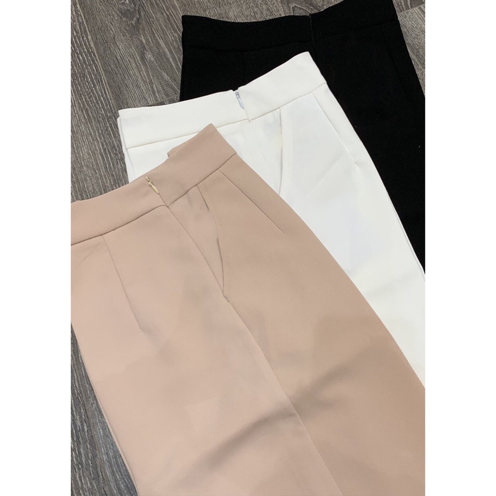 Quần Ống Rông Khóa Sườn Cạp To