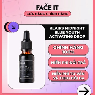 Tinh chất Klair's phục hồi và dưỡng ẩm Midnight Blue Youth Activating Drop