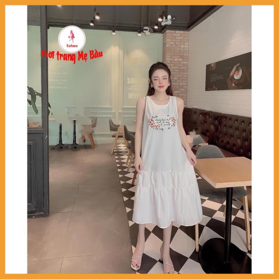 Váy Bầu Trước và Sau Sinh (4 Màu , Size 45 -75kg ) Hình Thật (shop Tatoco)