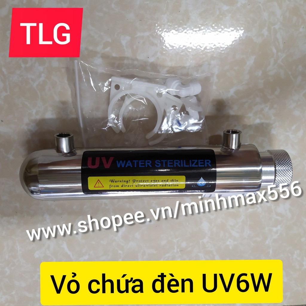 VỎ CHỨA ĐÈN UV 6W | DÀNH CHO ĐÈN 4 CHẤU