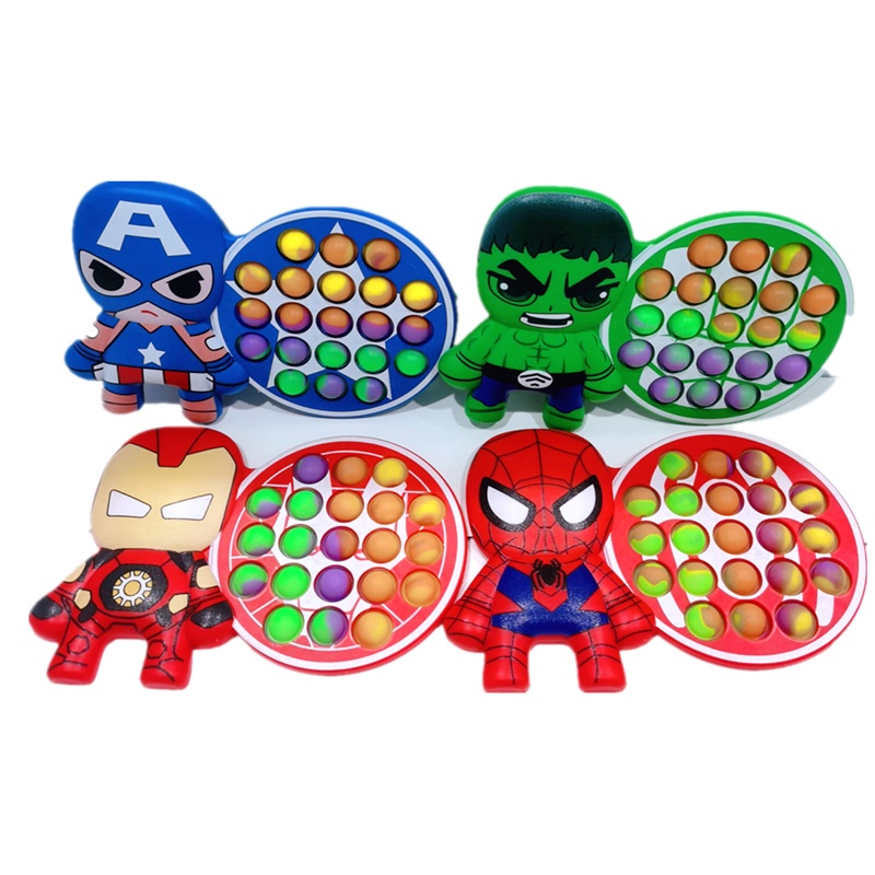 Đồ chơi giảm căng thẳng thiết kế người nhện Marvel tùy chọn