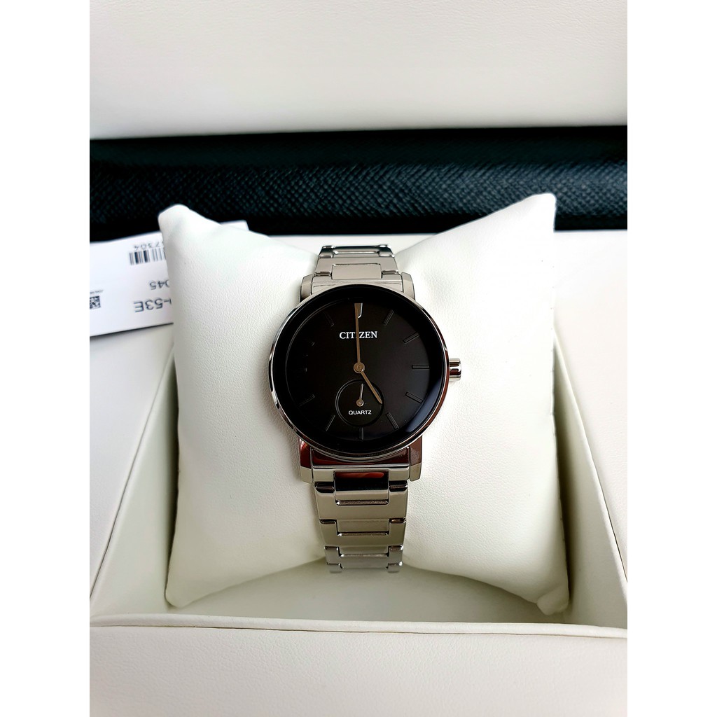 Đồng hồ đôi Citizen BE9180-52E Nam & EQ9060-53E Nữ - Máy Quartz Pin
