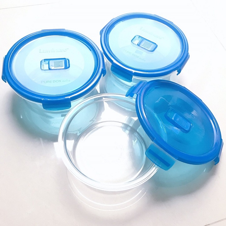 Hộp Thuỷ Tinh Nắp Nhựa Luminarc Tròn 920ml