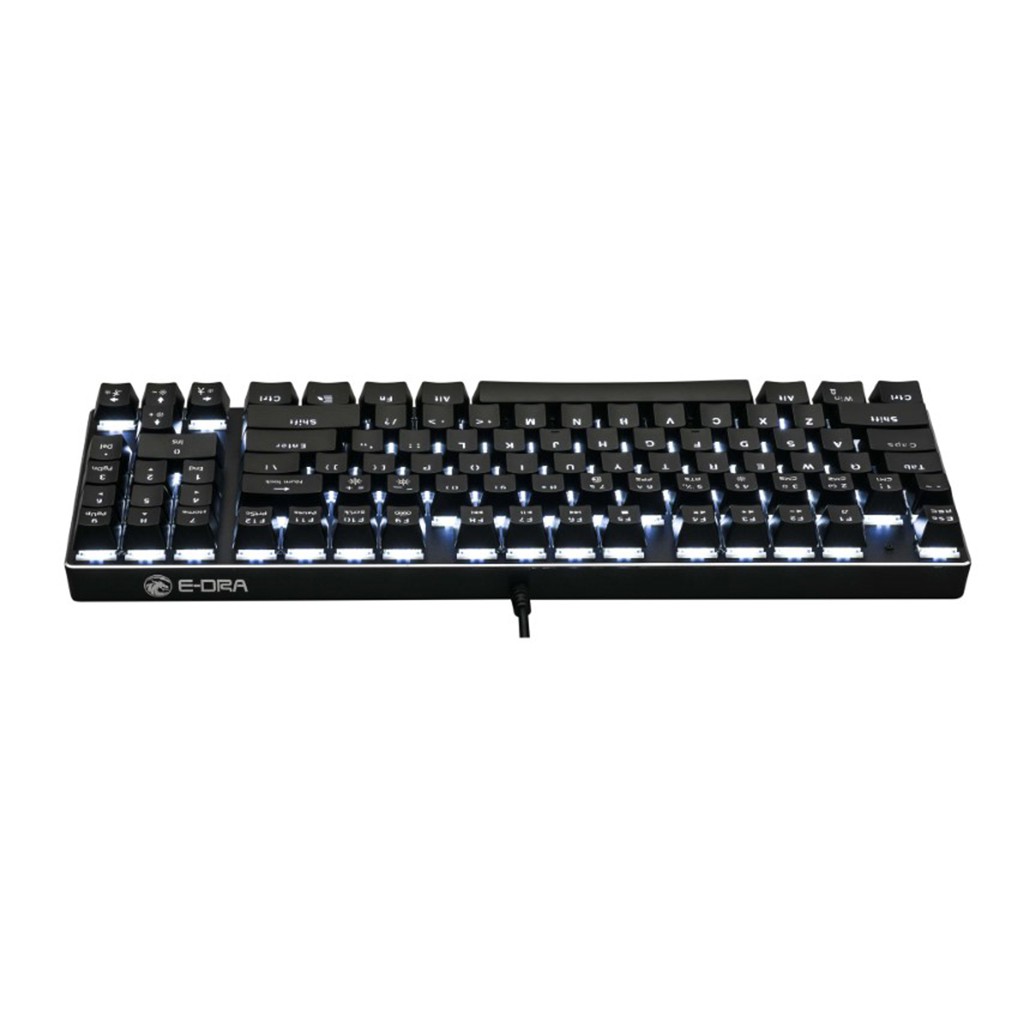 Bàn phím cơ E-DRA EK389 - Outemu switch siêu bền - Keycap ABS Double Shot - Led siêu sáng màu trắng - Bảo hành 2 năm