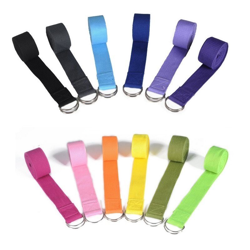 Dây Tập Yoga Cotton Hebeyoga Hỗ Trợ Tập Giản Cơ Tại Nhà Tiện Lợi Cao Cấp