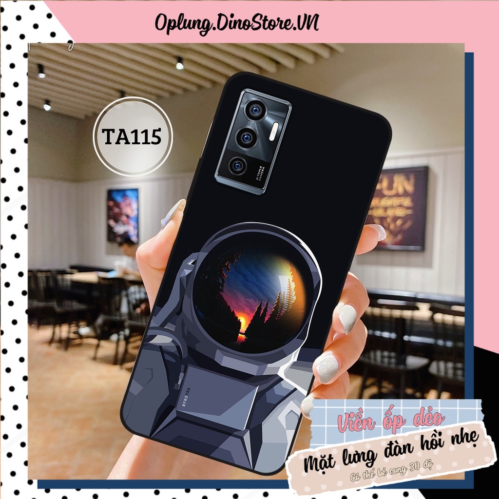 Ốp lưng điện thoại Vivo V23E - Vivo V23 5G - Ốp lưng Vivo hình phi hành gia vũ trụ among us đáng yêu.